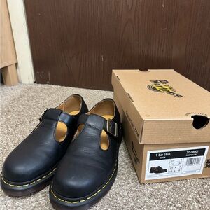 Dr. Martens Black T-Bar Shoes